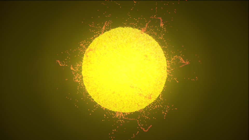 A Realistic Sun - Cycles particle simulation preview image 3